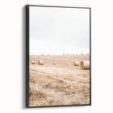 Farmhouse Wall Art: Rolling Hay Fields for Rustic Country Charm