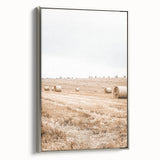 Farmhouse Wall Art: Rolling Hay Fields for Rustic Country Charm