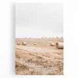 Farmhouse Wall Art: Rolling Hay Fields for Rustic Country Charm