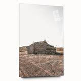 Farmhouse Wall Art: Rustic Cabin Scene for Antique Farmhouse Decor