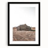 Farmhouse Wall Art: Rustic Cabin Scene for Antique Farmhouse Decor