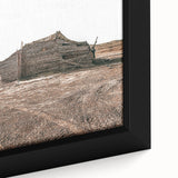 Farmhouse Wall Art: Rustic Cabin Scene for Antique Farmhouse Decor