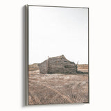 Farmhouse Wall Art: Rustic Cabin Scene for Antique Farmhouse Decor