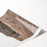 Farmhouse Wall Art: Rustic Cabin Scene for Antique Farmhouse Decor