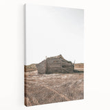 Farmhouse Wall Art: Rustic Cabin Scene for Antique Farmhouse Decor