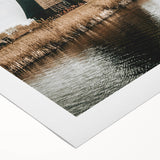 Farmhouse Wall Art: Rustic Windmill by the Water for Country Style Decor