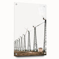 Farmhouse Wall Art: Wind Turbine Field for Modern Rustic Farmhouse Decor