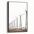 Farmhouse Wall Art: Wind Turbine Field for Modern Rustic Farmhouse Decor