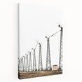 Farmhouse Wall Art: Wind Turbine Field for Modern Rustic Farmhouse Decor