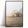 Farmhouse Wall Art: Tractor at Work for Rustic Country Farmhouse Decor