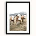 Farmhouse Wall Art: Pastoral Cows in Meadow for Rustic Farmhouse Decor