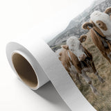 Farmhouse Wall Art: Pastoral Cows in Meadow for Rustic Farmhouse Decor