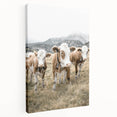 Farmhouse Wall Art: Pastoral Cows in Meadow for Rustic Farmhouse Decor