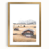 Farmhouse Wall Art: Mountain Cabins for Rustic Country Farmhouse Decor