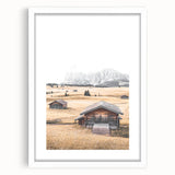 Farmhouse Wall Art: Mountain Cabins for Rustic Country Farmhouse Decor