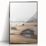 Farmhouse Wall Art: Mountain Cabins for Rustic Country Farmhouse Decor