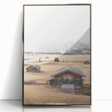 Farmhouse Wall Art: Mountain Cabins for Rustic Country Farmhouse Decor