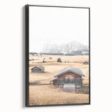 Farmhouse Wall Art: Mountain Cabins for Rustic Country Farmhouse Decor