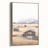 Farmhouse Wall Art: Mountain Cabins for Rustic Country Farmhouse Decor