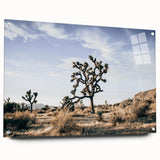 Farmhouse Wall Art: Joshua Tree Desert Scene for Rustic Country Decor