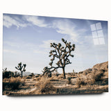 Farmhouse Wall Art: Joshua Tree Desert Scene for Rustic Country Decor