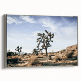 Farmhouse Wall Art: Joshua Tree Desert Scene for Rustic Country Decor