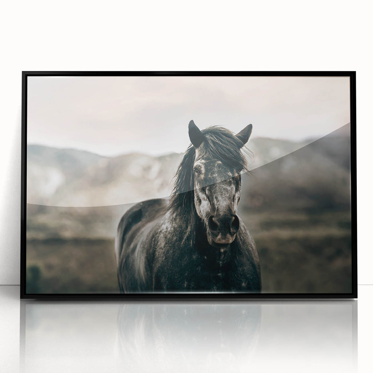 Farmhouse Wall Art: Majestic Horse for Rustic Country Farmhouse Decor