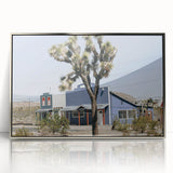 Farmhouse Wall Art: Desert Architecture with Joshua Tree for Rustic Decor