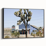 Farmhouse Wall Art: Desert Architecture with Joshua Tree for Rustic Decor