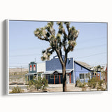 Farmhouse Wall Art: Desert Architecture with Joshua Tree for Rustic Decor