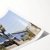 Farmhouse Wall Art: Desert Architecture with Joshua Tree for Rustic Decor