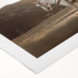 Country Style Art - Cowboy and Horse Farmhouse Wall Decor for Rustic Homes