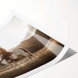 Country Style Art - Cowboy and Horse Farmhouse Wall Decor for Rustic Homes