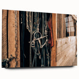 Farmhouse Style Wall Art - Rustic Horse Bridle Decor for Country Homes
