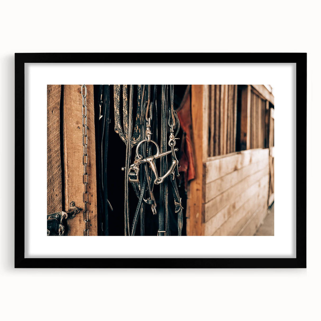 Farmhouse Style Wall Art - Rustic Horse Bridle Decor for Country Homes
