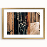 Farmhouse Style Wall Art - Rustic Horse Bridle Decor for Country Homes