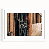 Farmhouse Style Wall Art - Rustic Horse Bridle Decor for Country Homes