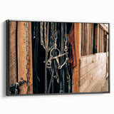 Farmhouse Style Wall Art - Rustic Horse Bridle Decor for Country Homes