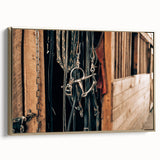 Farmhouse Style Wall Art - Rustic Horse Bridle Decor for Country Homes