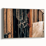 Farmhouse Style Wall Art - Rustic Horse Bridle Decor for Country Homes