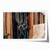 Farmhouse Style Wall Art - Rustic Horse Bridle Decor for Country Homes