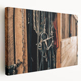 Farmhouse Style Wall Art - Rustic Horse Bridle Decor for Country Homes