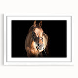 Majestic Horse Farmhouse Wall Art – Rustic Country Style Decor Piece