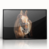 Majestic Horse Farmhouse Wall Art – Rustic Country Style Decor Piece