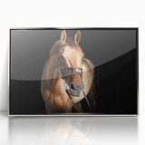 Majestic Horse Farmhouse Wall Art – Rustic Country Style Decor Piece