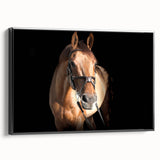 Majestic Horse Farmhouse Wall Art – Rustic Country Style Decor Piece