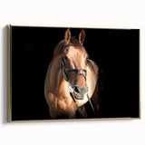 Majestic Horse Farmhouse Wall Art – Rustic Country Style Decor Piece