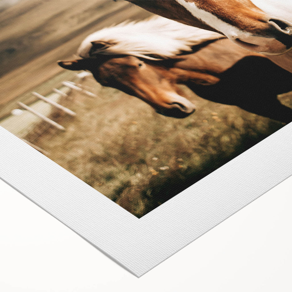 Farmhouse Horses Wall Art – Rustic Country Style Decor for Home