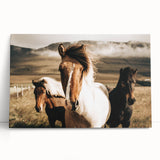 Farmhouse Horses Wall Art – Rustic Country Style Decor for Home
