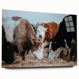 Farmhouse Cattle Wall Art – Rustic Country Style Decor for Home